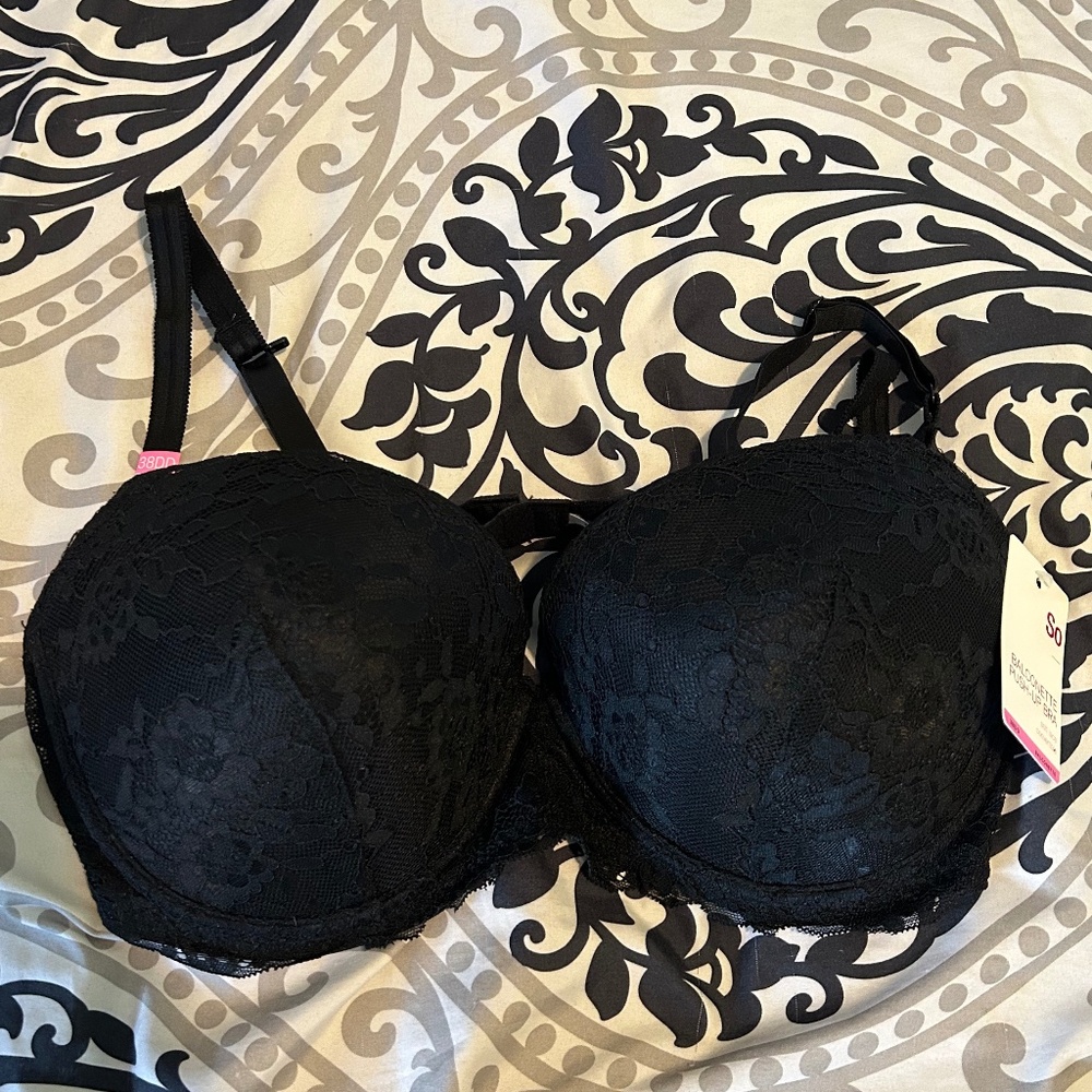 38DD SO Balconette Push-Up Bra